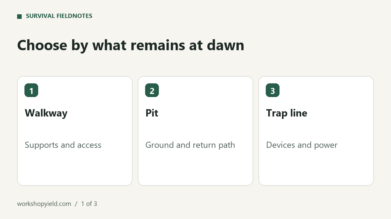 Choose by what remains at dawn