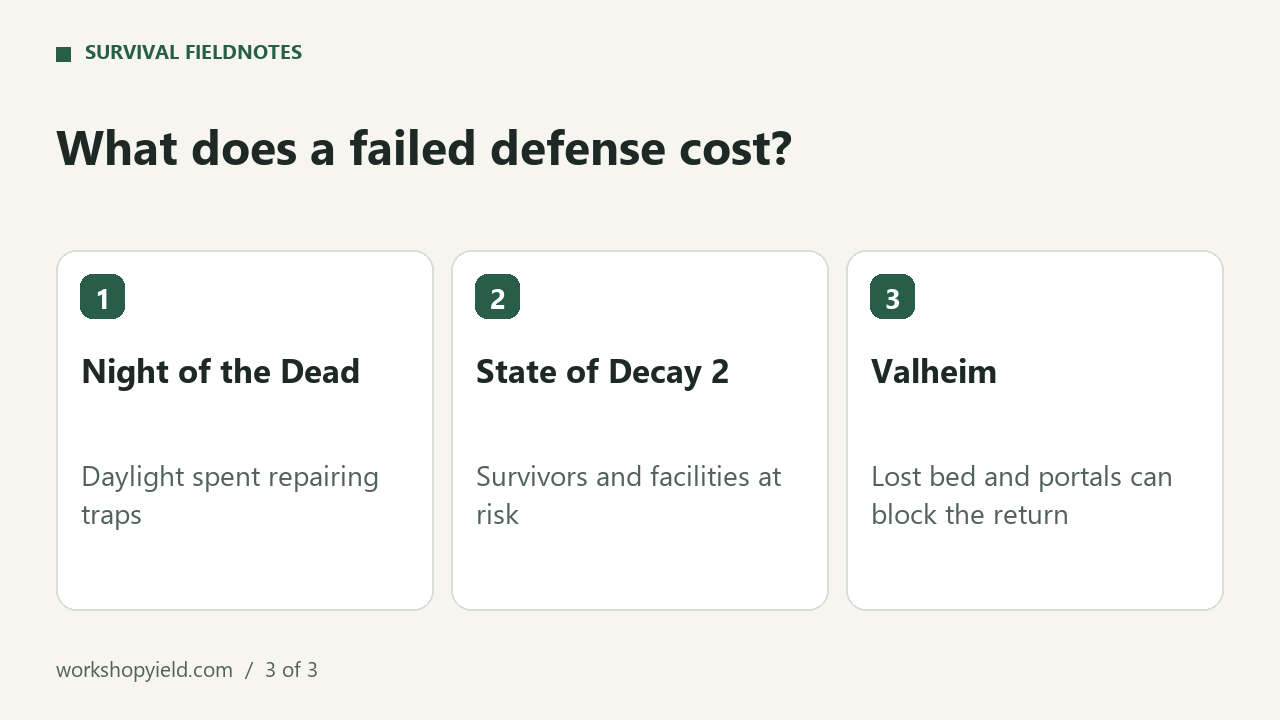 What does a failed defense cost?