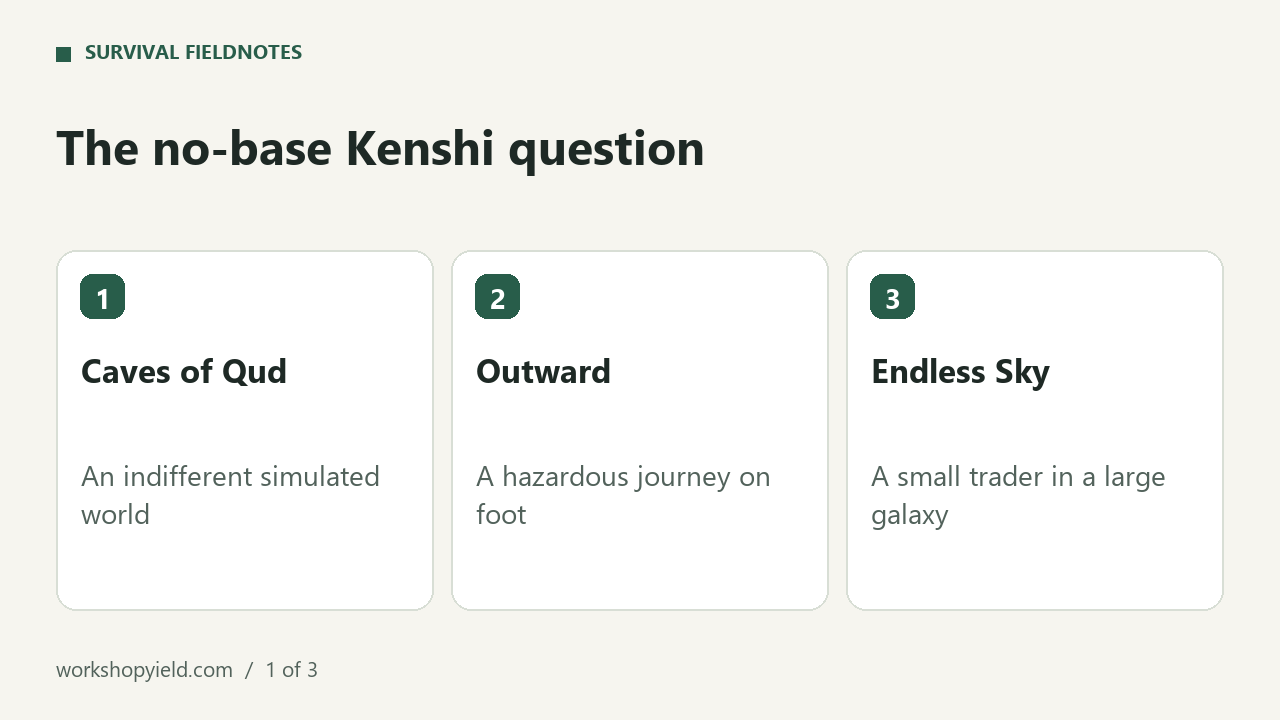 The no-base Kenshi question
