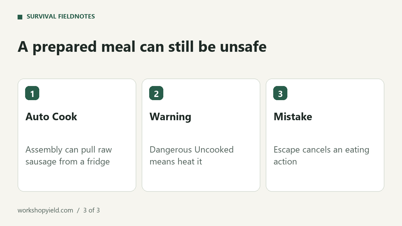 A prepared meal can still be unsafe